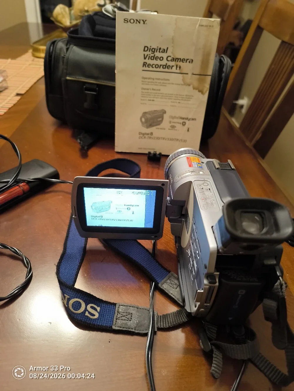 Sony Silver Digital Handycam 700x SteadyShot Camcorder